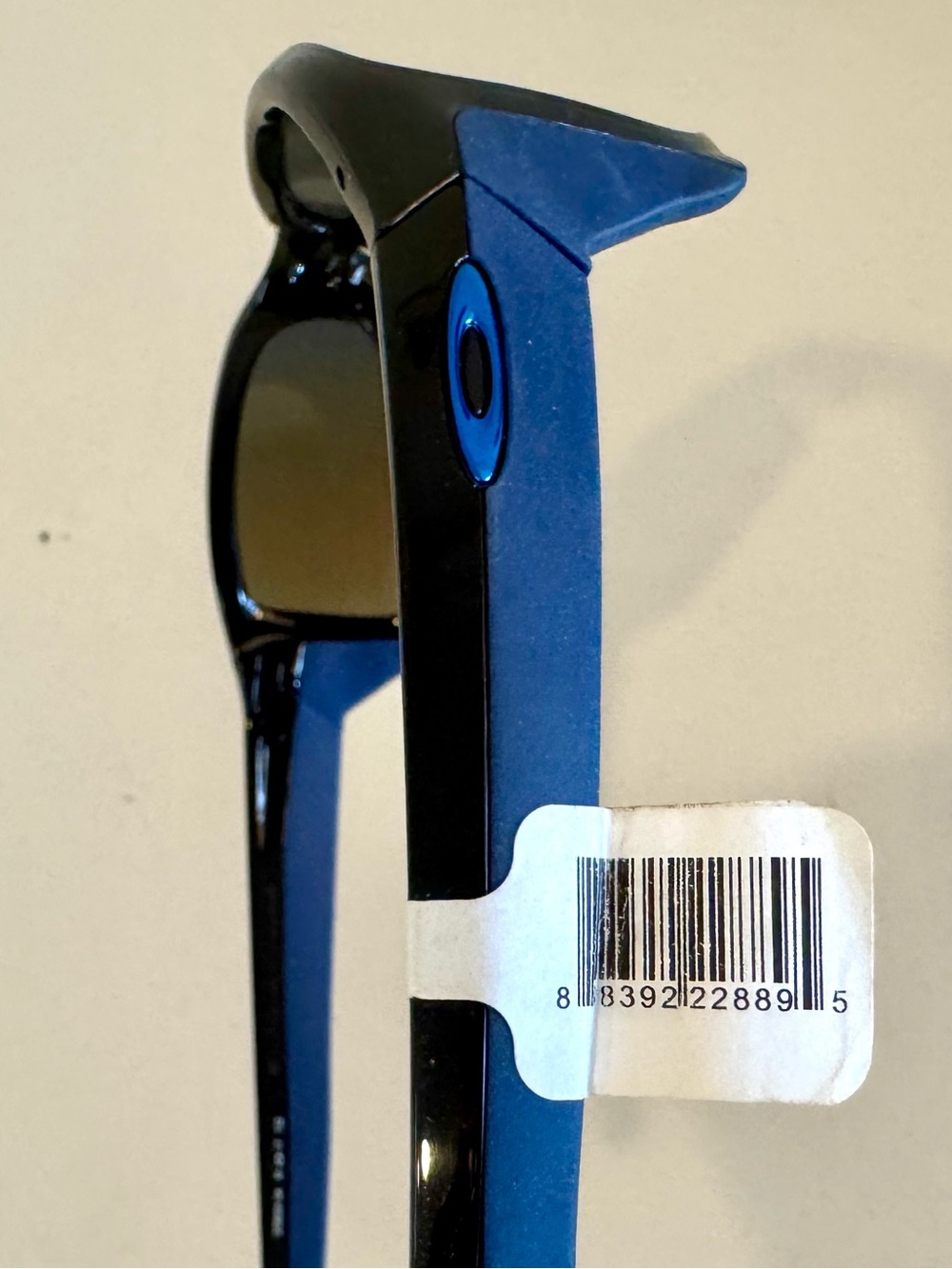 New men’s Oakley Straighlink sunglasses OO9331-04 black and blue frames lenses - Picture 8 of 11